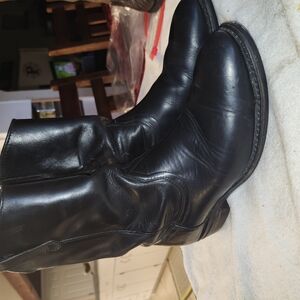 Men's Black Leather Boots
